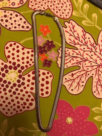 Collier argenté vintage