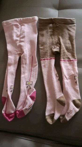 2 paires de collants 17 18