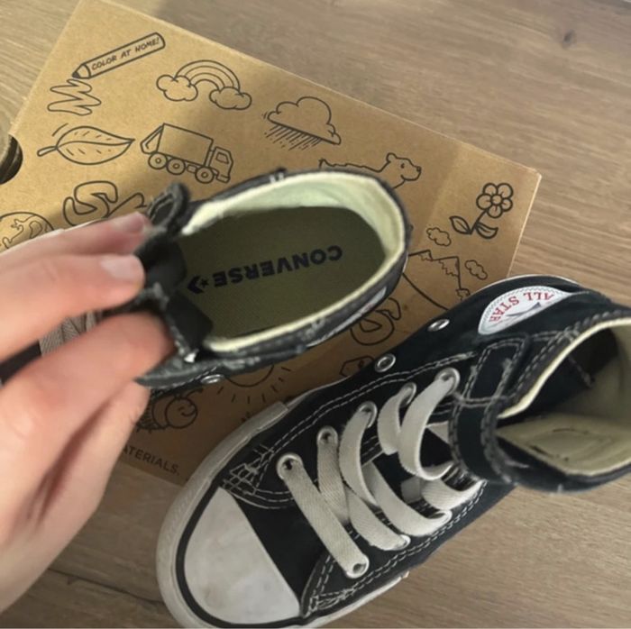 Converse enfant noir – Taille 27 - photo numéro 5