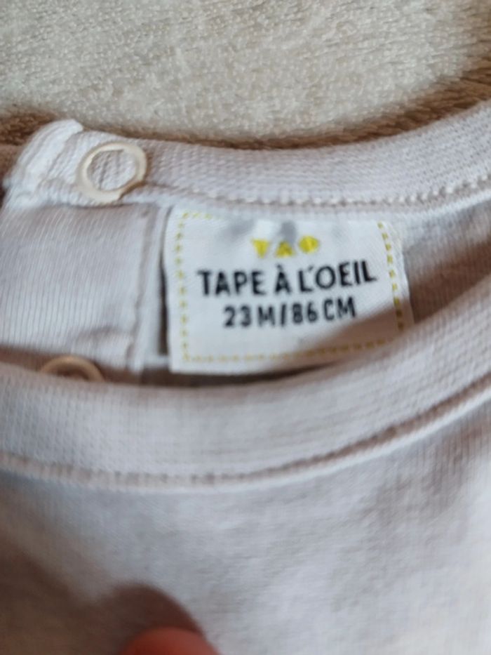 Tee-shirt manches longues TAO taille 2 ans - photo numéro 2