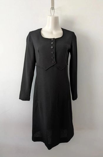 Robe noire manches longues - Sonia Rykiel - taille 36