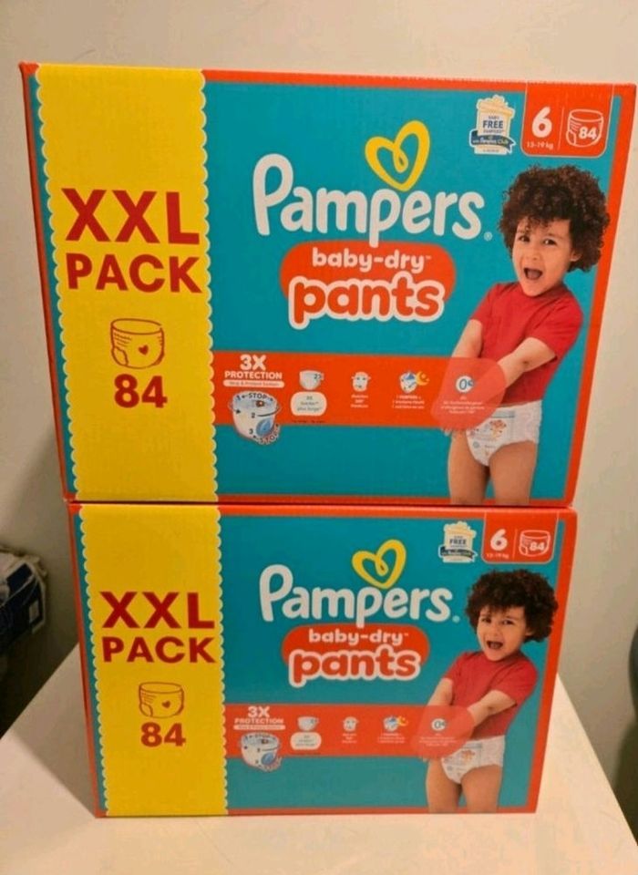 168  Couches pampers baby dry pants  taille 6 x2