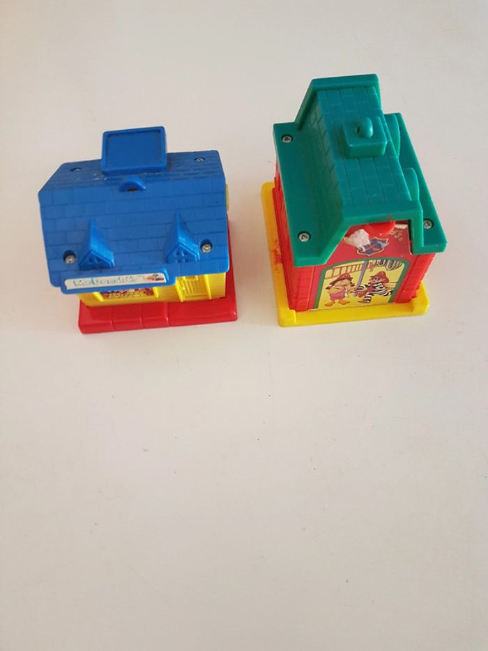 Figurines McDonald's 2 maisons