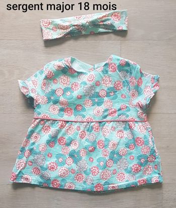 Blouse et bandeau sergent major