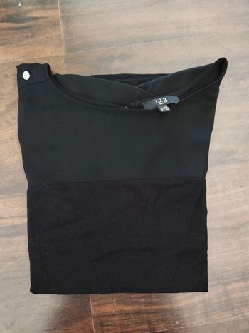 Très jolie blouse, top noire Maison 1 2 3 taille 38