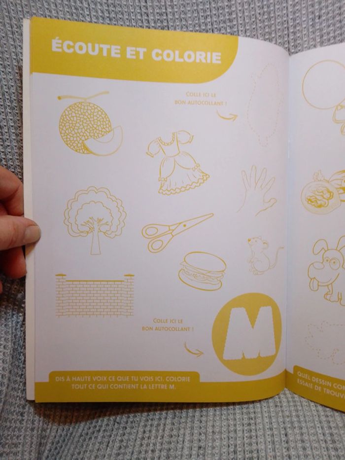 L'alphabet - livre d'activités avec autocollants - photo numéro 9