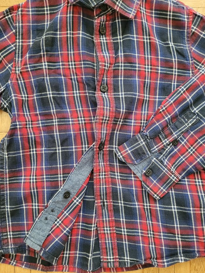Chemise 100% coton Vertbaudert garçon 5 ans - photo numéro 6