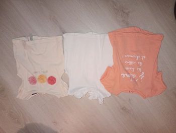 Lot 3 t shirt manches courtes