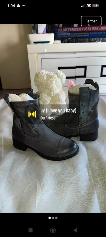 Bottines taille 37