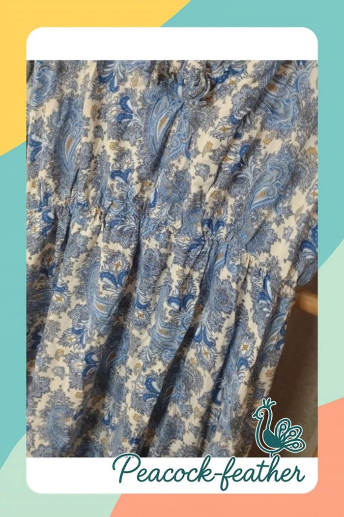 Tunique robe h&M bleue 44 - photo numéro 3