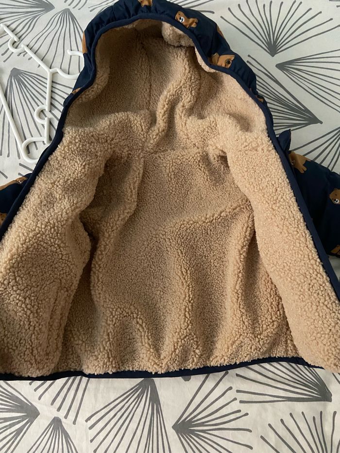 Doudoune réversible bébé 6 mois - photo numéro 2