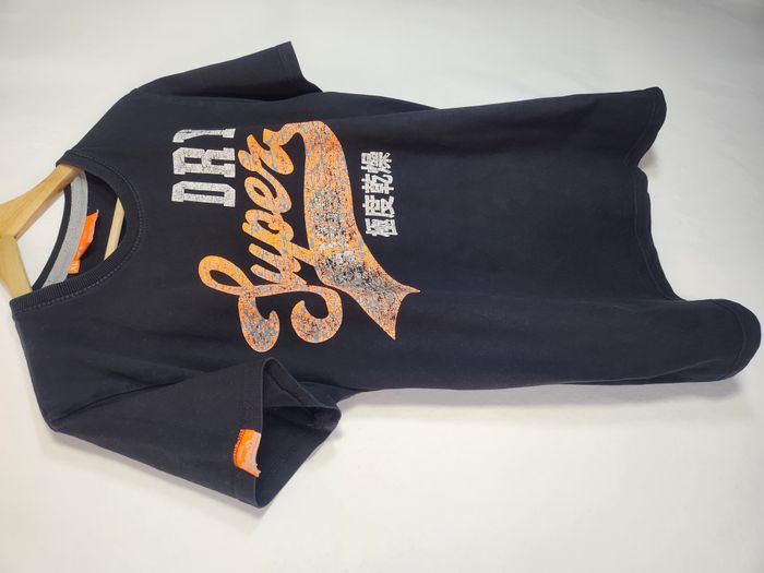 T-shirt Homme Superdry Vintage Noir - Taille XL - photo numéro 2