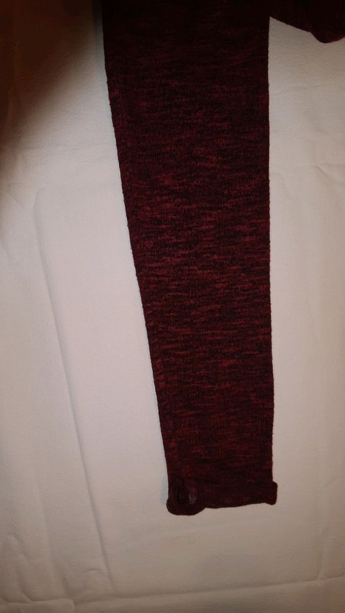 T-shirt bordeau et noir, en taille 12 ans Gémo - photo numéro 6