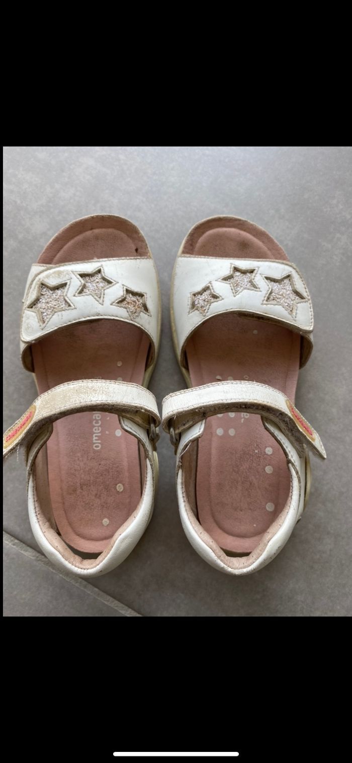 Sandales fille cuir Taille 28 - photo numéro 6