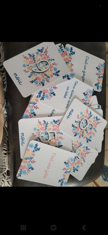 Cartes pour suivi grossesse