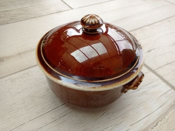 Compotier en terre cuite