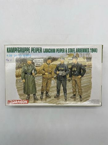 Dragon maquette Kampfgruppe peiper Joachim Peiper & staff Ardennes 1944