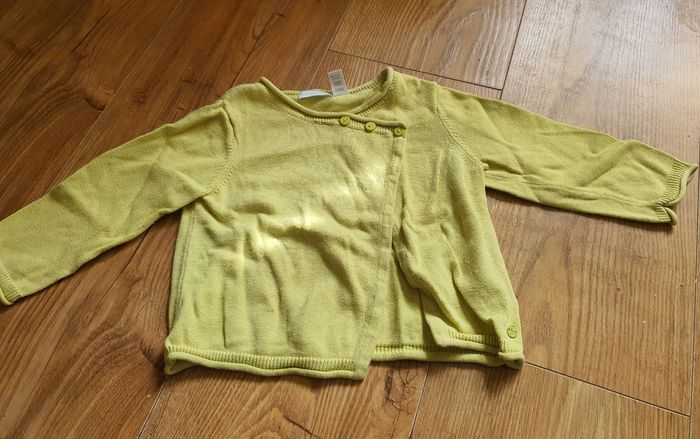 Gilet croisé fille été 12 mois