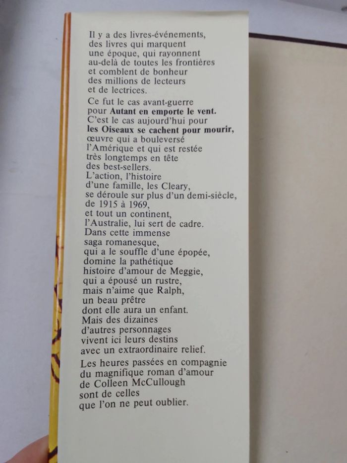 Colleen McCullough - Les oiseaux se cachent pour mourir - photo numéro 3