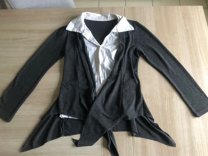 Chemise gilet intégré