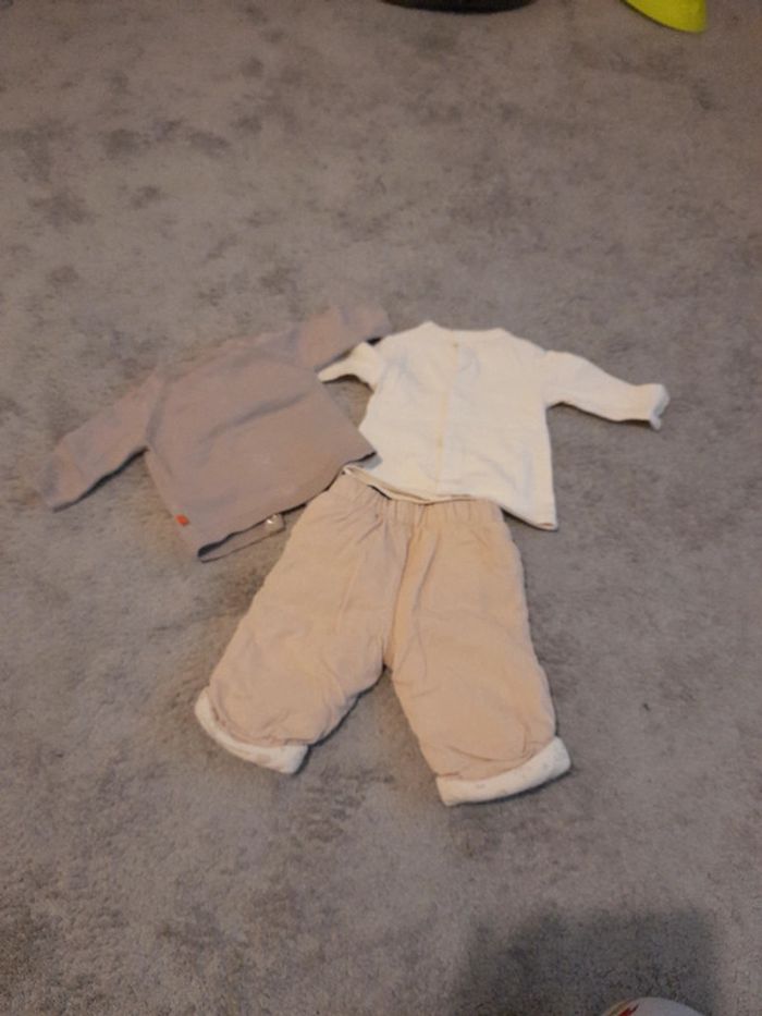 Ensemble 3 pièces winnie l oursan 0/1 mois - photo numéro 6