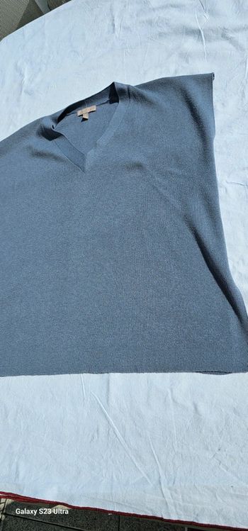 Pull poncho bleu H&M taille L