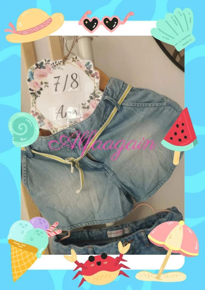 Lot shorts jean 7/8ans - photo numéro 20