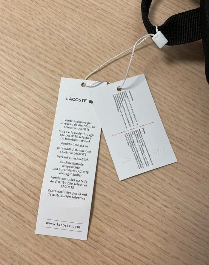 Sac à dos Lacoste Néocroc en toile unie - photo numéro 5