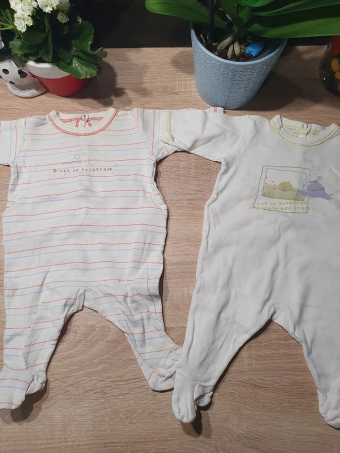 2 pyjama bb 1 mois - photo numéro 2