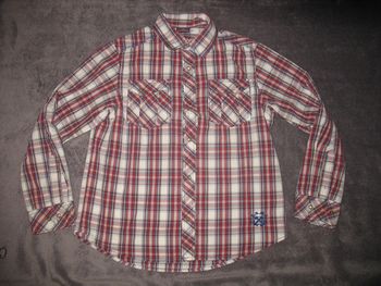 CHEMISE ML ÉCOSSAISE GARÇON "SERGENT MAJOR" - 10 ANS - n°05