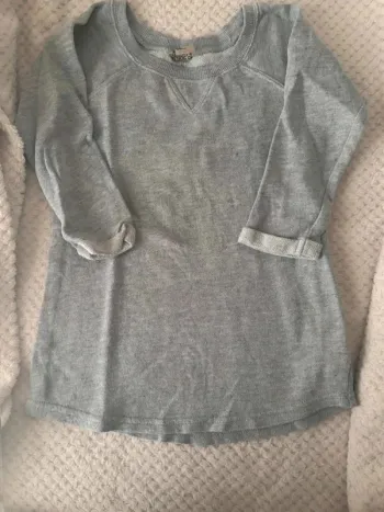 Robe  tape à l’œil  grise  taille  2 ans