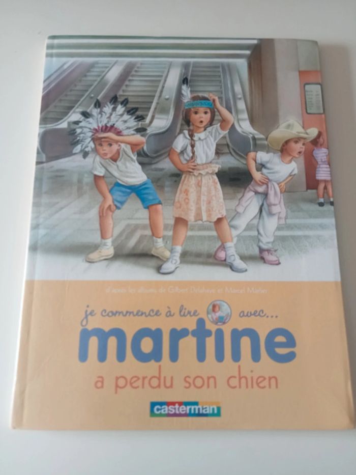 livre martine a perdu son chien
