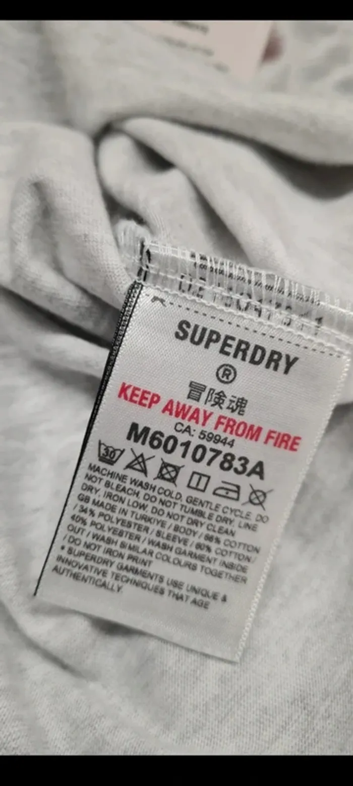 Tee-shirt manches longue superdry - photo numéro 3