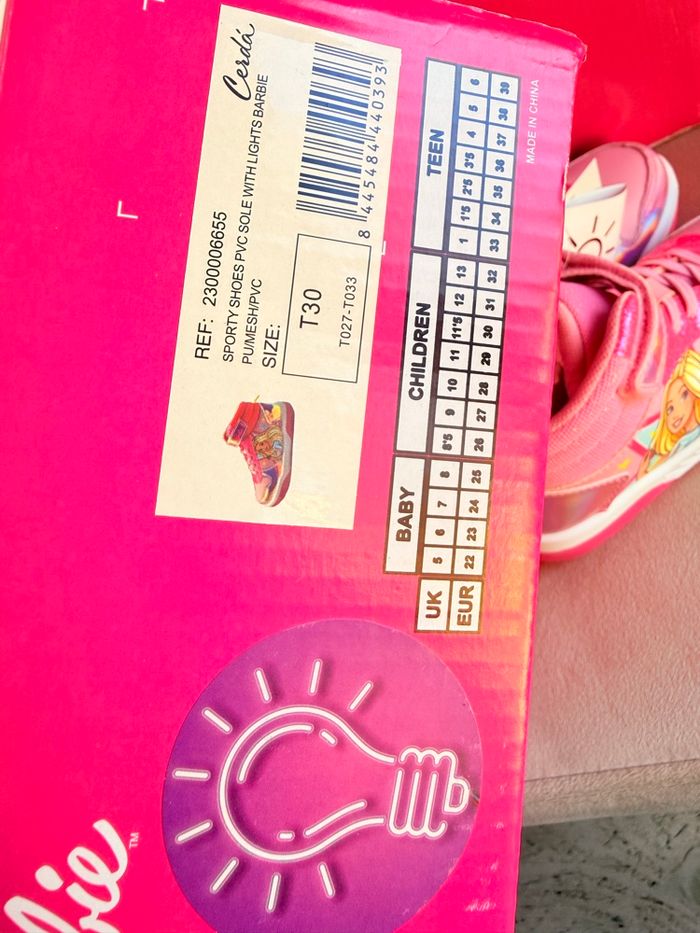 Basket lumineuse barbie - photo numéro 5