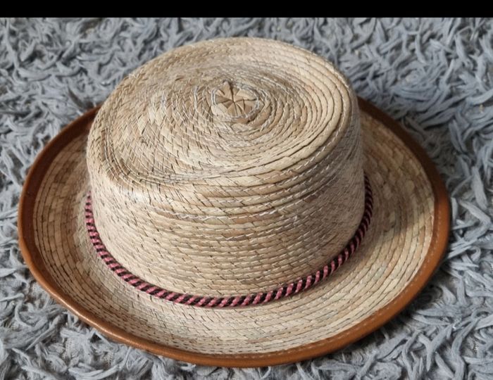 Chapeau de paille mixte 45-46cm - photo numéro 4
