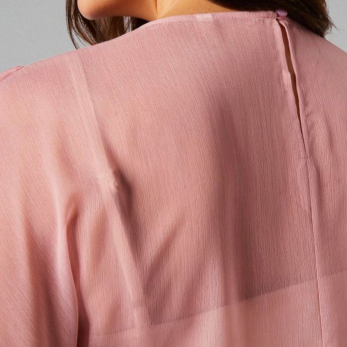 Blouse en voile rose T56 Blancheporte