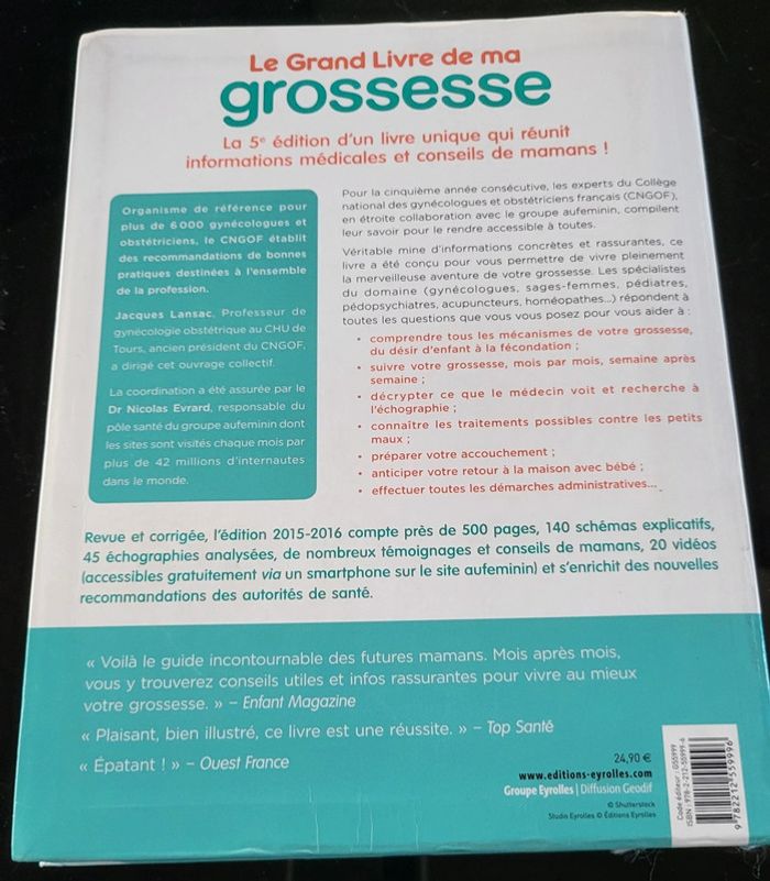 Le grand livre de ma grossesse - photo numéro 2