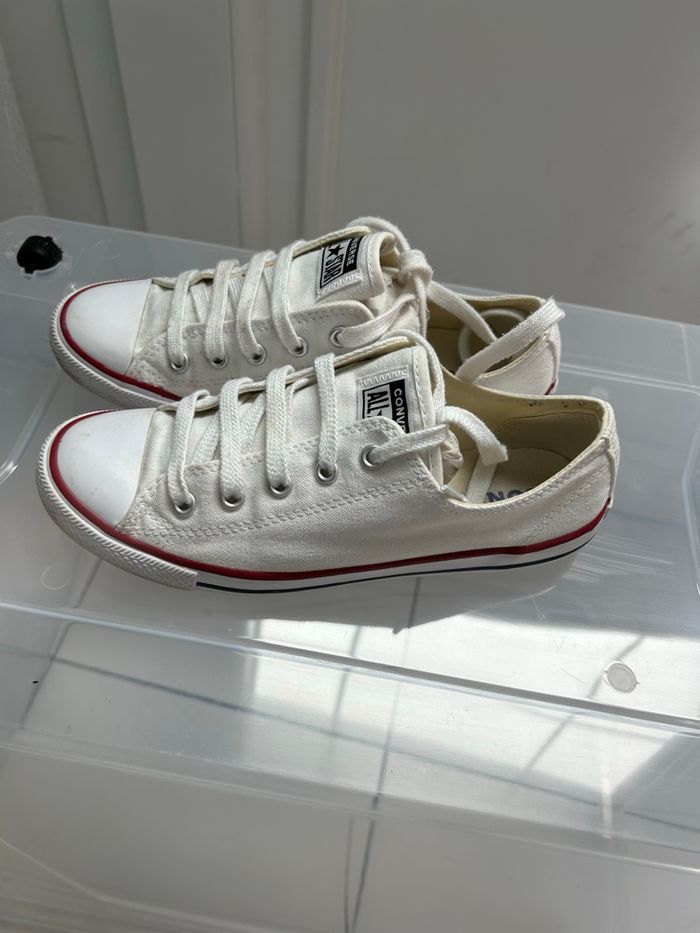 Converse blanche pointure 37 TBE