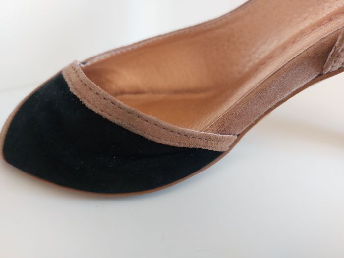 Chaussures ouvertes Emilie Karston noir & beige pointure 37,5 - photo numéro 6