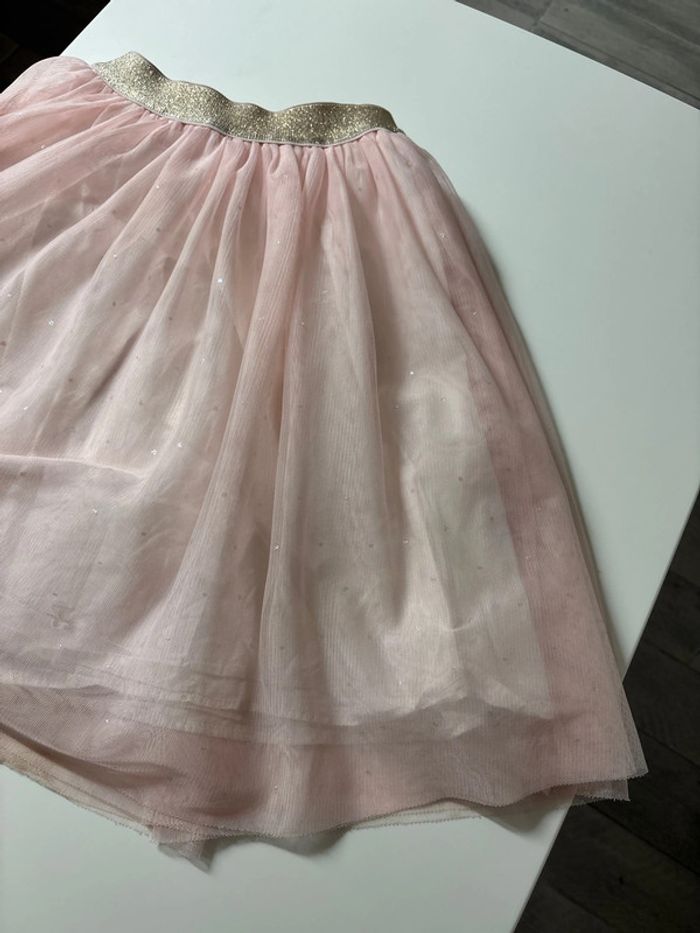 Jupe en tulle rose pailletée - photo numéro 4