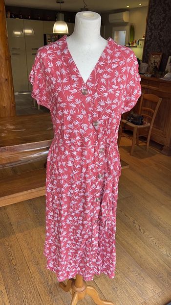 Robe chemise fleurie