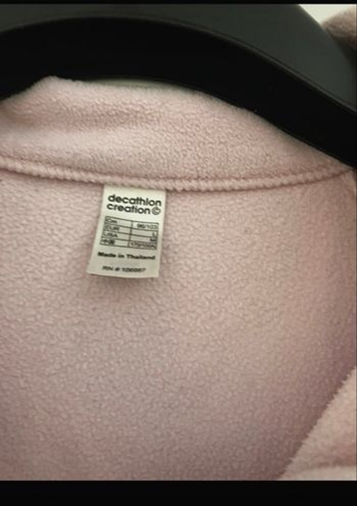 Pull polaire rose - photo numéro 3