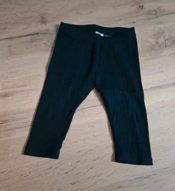 Legging côtelé noir 6/9 mois 74cm h&m