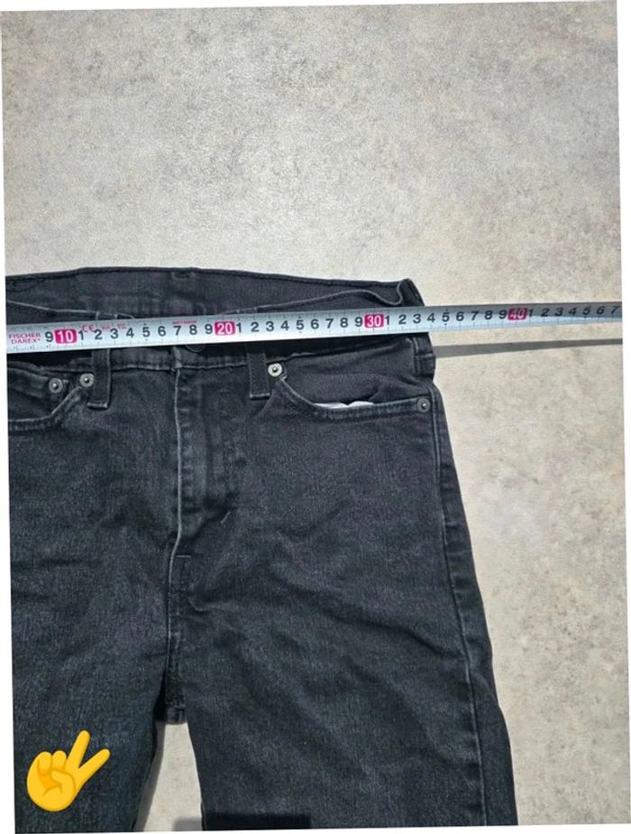 Jeans Levi's 510 W29 FR38 L32 coupe droite noir Homme Men pan304b - photo numéro 4