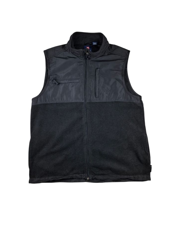 polaire sans manches Chaps noir zippé taille XL - photo numéro 3
