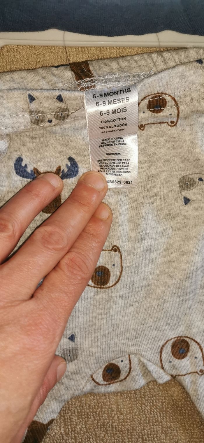 Set 3 Pièces Neuf Bébé Garçon Taille 6 à 9 Mois - photo numéro 6
