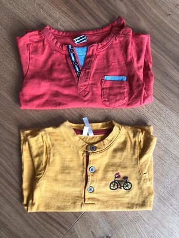 Lot 2 t shirts 9 mois