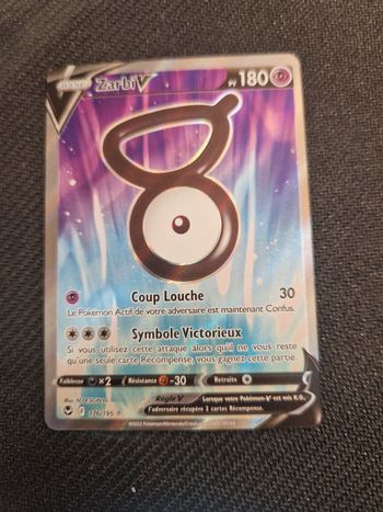 Carte pokémon zarbiV