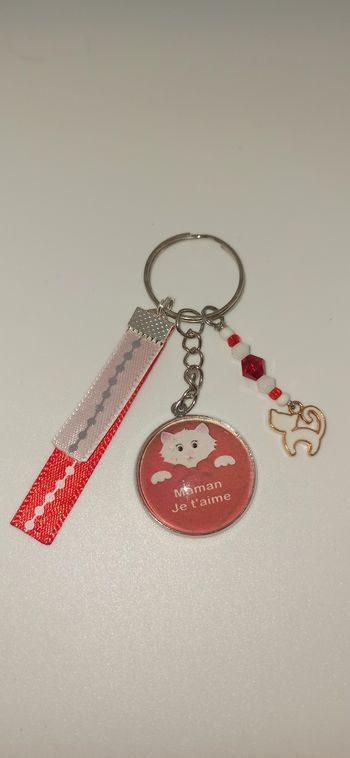 Porte clé maman " Maman je t'aime "