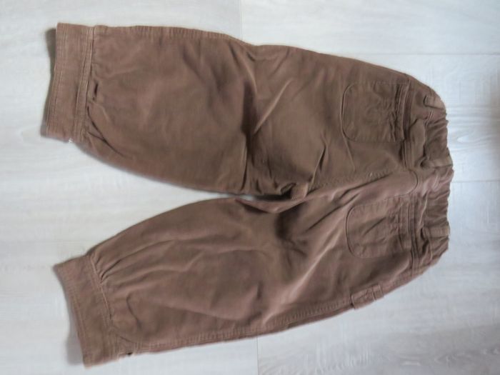Pantacourt en velour marron fille 10 ans - photo numéro 2